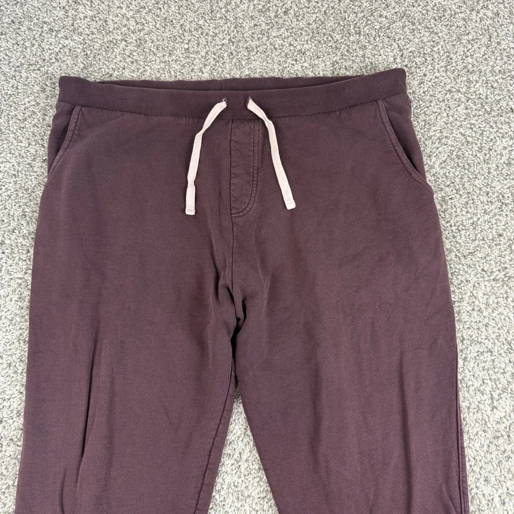 Gustin Joggers Mens XXL Burgundy Knit Sweatpants Drawstring USA Made Lounge